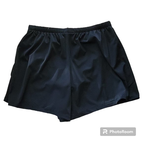 NWT Azul by Maxine of Hollywood Solid Black Swim Short NEW Plus Size 16W - Picture 5 of 14